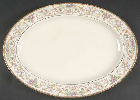 Romance 15" Oval Serving Platter
