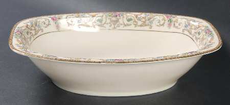 Romance 9" Oval Vegetable Bowl