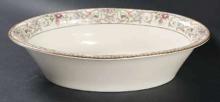 Romance 10" Oval Vegetable Bowl