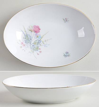 Rosemund 9" Oval Vegetable Bowl