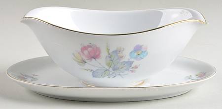 Rosemund Gravy Boat with Attached Underplate