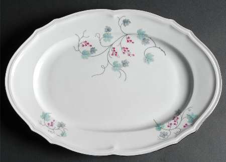 Sandra 15" Oval Serving Platter
