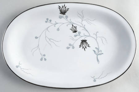 Silver Arbor 14" Oval Serving Platter