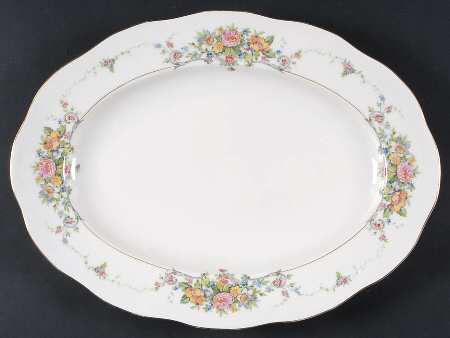 Stephanie 15" Oval Serving Platter