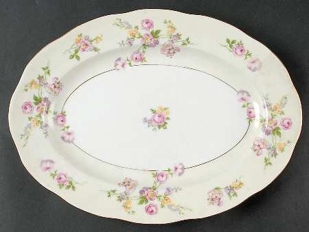 Sylvia 13" Oval Serving Platter