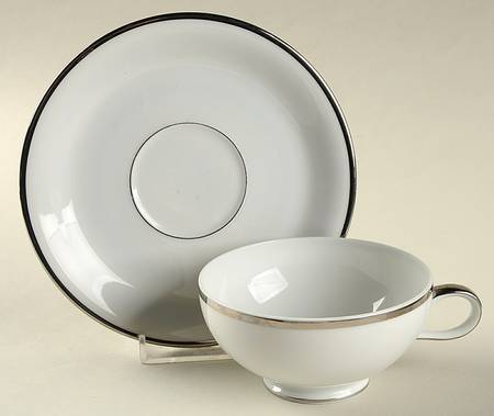 Sylvia Footed Cup & Saucer Set