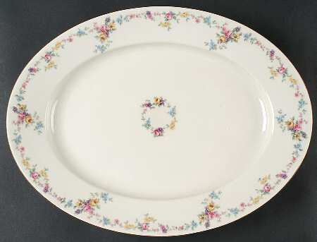 Verona 15" Oval Serving Platter by Baronet