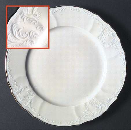 Bernadotte Ivory Dinner Plate