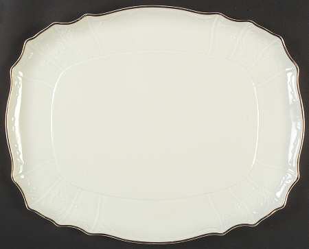 Bernadotte Ivory 16'' Rectangular Tray