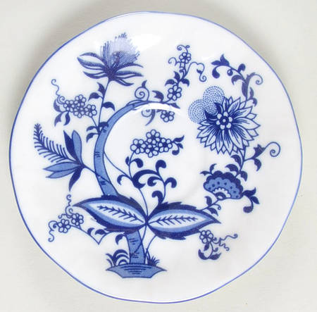 Blue Onion Saucer for Demitasse Cup