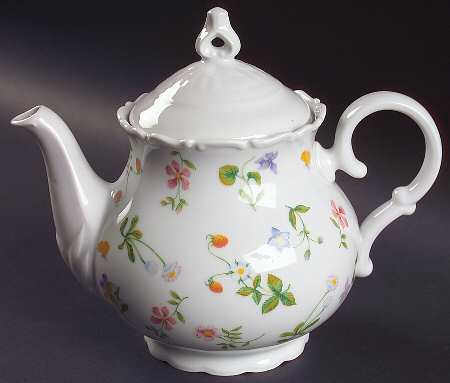 French Country Teapot & Lid