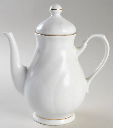 Golden Pirouette Coffee Pot & Lid