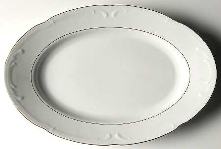 Golden Rhapsody 13" Oval Serving Platter