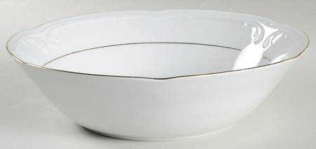 Golden Rhapsody 9" Round Vegetable Bowl