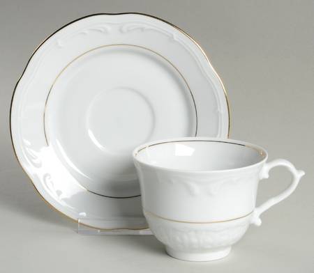Golden Rhapsody Footed Cup & Saucer Set