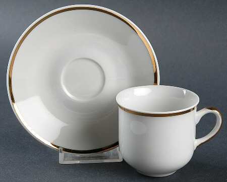 Jasmine Flat Demitasse Cup & Saucer Set