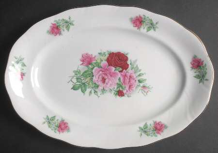 Maria (Poland) 13" Oval Serving Platter