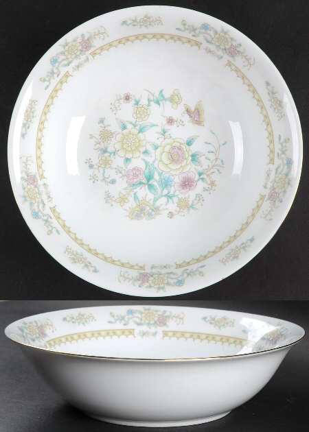 Ming Floral 9" Round Vegetable Bowl
