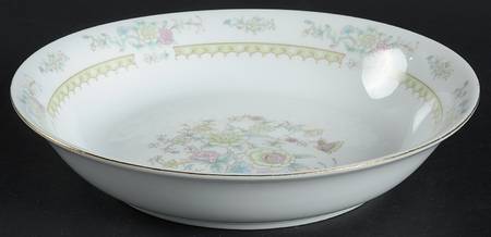 Ming Floral Coupe Soup Bowl