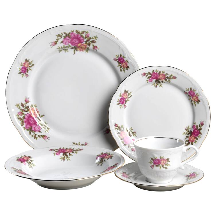 Rose Garden 5 Piece Place Setting