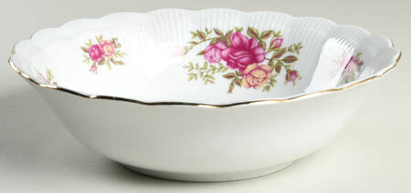Rose Garden 9" Round Vegetable Bowl