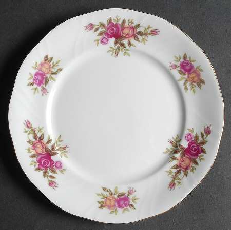 Rose Garden Salad Plate