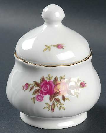 Rose Garden Sugar Bowl & Lid