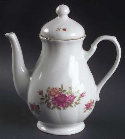 Rose Garden Coffee Pot & Lid