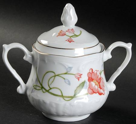 Trellis Sugar Bowl & Lid