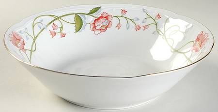 Trellis 9" Round Vegetable Bowl