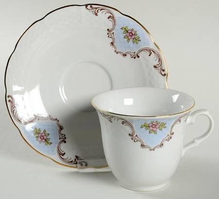 Vignette Flat Cup & Saucer Set