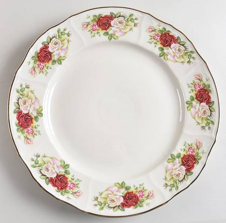 Victorian Rose 12" Chop Plate (Round Platter)