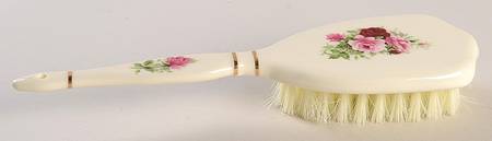Victorian Rose Hair Brush