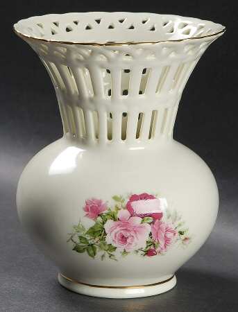 Victorian Rose 6" Vase