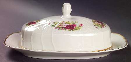 Victorian Rose 1/4 Lb Covered Butter