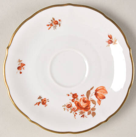 Meissen Golden Coral Saucer