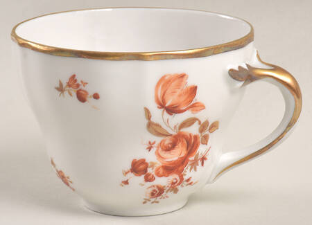 Meissen Golden Coral Flat Cup