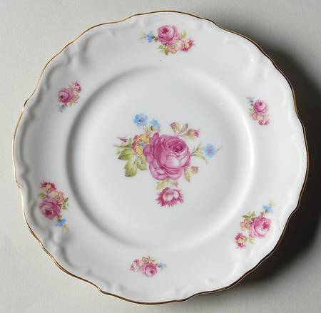 Meissen Rose Bread & Butter Plate