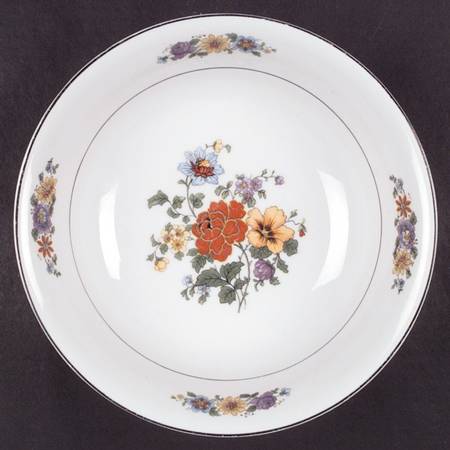 Spring Flowers 9" Round Vegetable Bowl