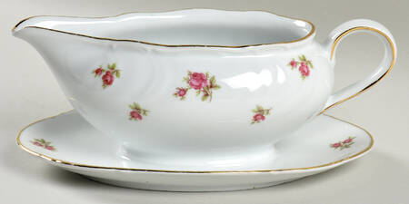 Tapestry Gravy Boat with Attached Underplate