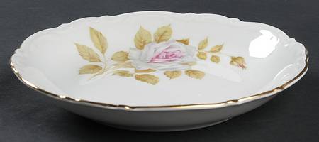 White Rose Coupe Soup Bowl