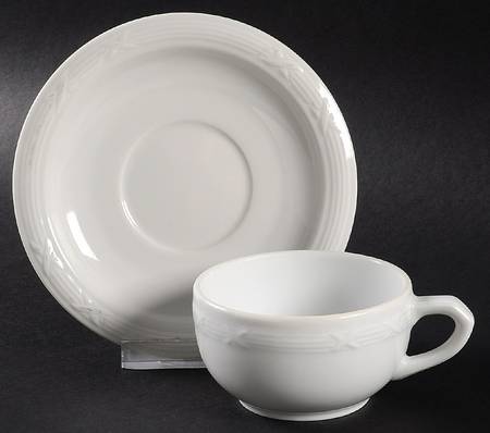 Stuttgart Flat Demitasse Cup & Saucer Set