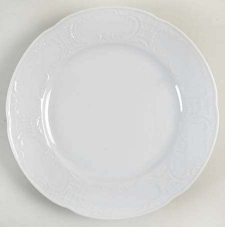 Mozart White Salad Plate