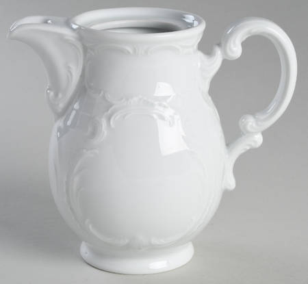 Mozart White Mini Coffee Pot No Lid