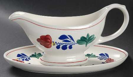 Boerenbont Gravy Boat & Underplate