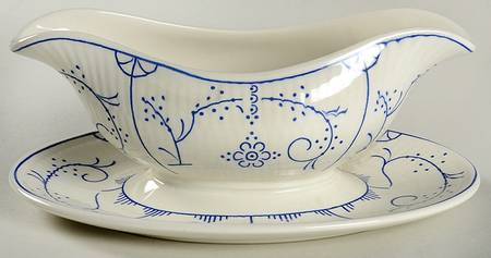 Copenhague Gravy Boat with Attached Underplate