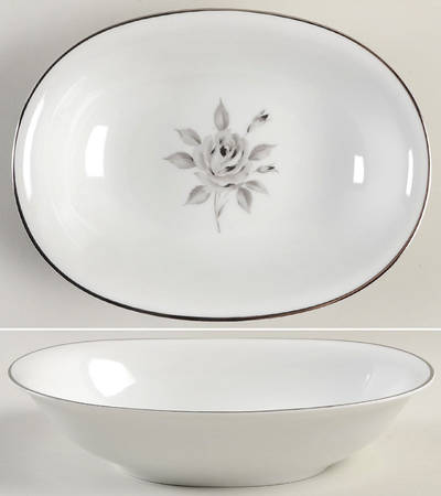 Blush Rose 10" Oval Vegetable Bowl