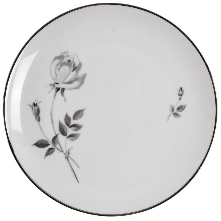 Midnight Rose Salad Plate