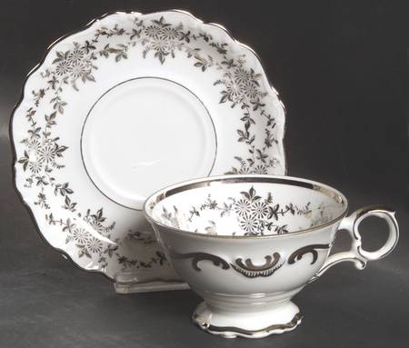 Romance Footed Cup & Saucer Set