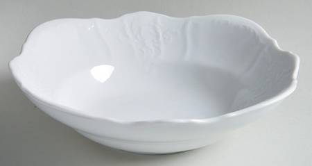 Bernadotte White-No Trim 8" Square Vegetable Bowl